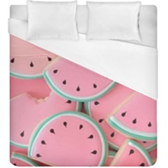 Aesthetic Cute Kawaii Watermelon Duvet Cover (king Size)