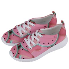 Aesthetic Cute Kawaii Watermelon Women s Lightweight Sports Shoes by Perong