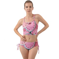 Aesthetic Cute Kawaii Watermelon Mini Tank Bikini Set by Perong