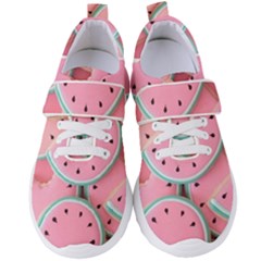 Aesthetic Cute Kawaii Watermelon Women s Velcro Strap Shoes by Perong