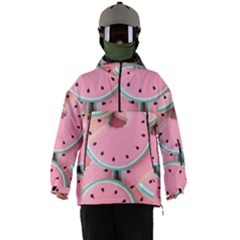 Aesthetic Cute Kawaii Watermelon Men s Ski And Snowboard Waterproof Breathable Jacket by Perong