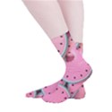 Aesthetic Cute Kawaii Watermelon Smooth Crew Length Tube Socks View2