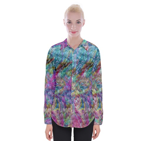 Abstract Candies Womens Long Sleeve Shirt by kaleidomarblingart