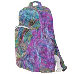 Abstract Candies Double Compartment Backpack by kaleidomarblingart