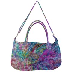 Abstract Candies Removable Strap Handbag by kaleidomarblingart