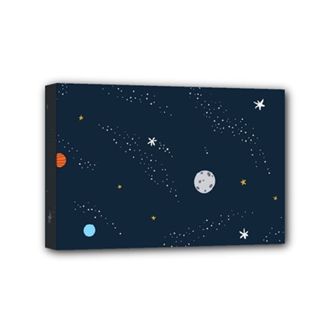 Space Nasa Galaxy Mini Canvas 6  X 4  (stretched) by Perong