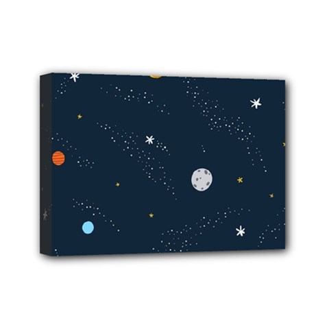 Space Nasa Galaxy Mini Canvas 7  X 5  (stretched) by Perong