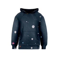 Space Nasa Galaxy Kids  Pullover Hoodie by Perong