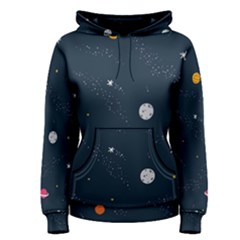 Space Nasa Galaxy Women s Pullover Hoodie by Perong