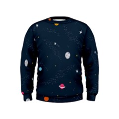 Space Nasa Galaxy Kids  Sweatshirt by Perong