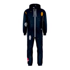 Space Nasa Galaxy Hooded Jumpsuit (kids) by Perong