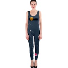 Space Nasa Galaxy One Piece Catsuit by Perong