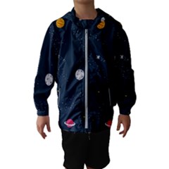 Space Nasa Galaxy Kids  Hooded Windbreaker