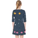 Space Nasa Galaxy Quarter Sleeve Pocket Dress View2