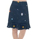 Space Nasa Galaxy Fishtail Chiffon Skirt View1