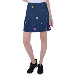 Space Nasa Galaxy Tennis Skirt by Perong