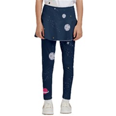 Space Nasa Galaxy Kids  Skirted Pants by Perong