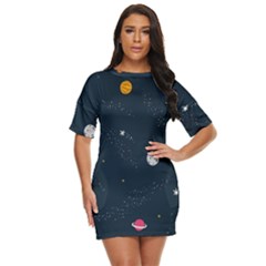 Space Nasa Galaxy Just Threw It On Dress by Perong