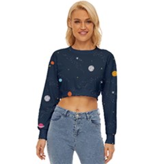 Space Nasa Galaxy Lightweight Long Sleeve Sweatshirt by Perong