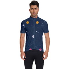 Space Nasa Galaxy Men s Short Sleeve Cycling Jersey by Perong