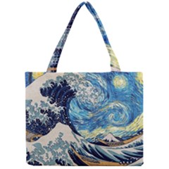 The Great Wave Of Kanagawa Painting Mini Tote Bag by Perong