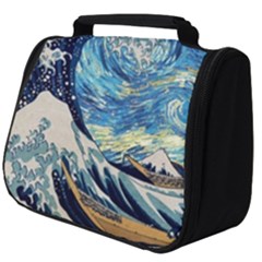 The Great Wave Of Kanagawa Painting Full Print Travel Pouch (big) by Perong