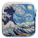 The Great Wave Of Kanagawa Painting Mini Square Pouch View2