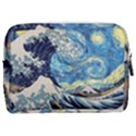 The Great Wave Of Kanagawa Painting Make Up Pouch (Medium) View2