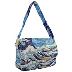 The Great Wave Of Kanagawa Painting Courier Bag by Perong