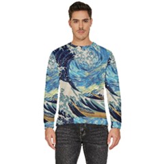 The Great Wave Of Kanagawa Painting Men s Fleece Sweatshirt