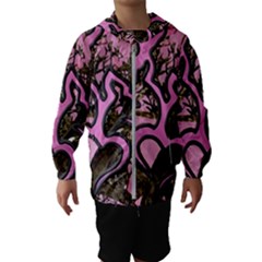 Pink Browning Deer Glitter Camo Kids  Hooded Windbreaker