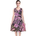 Pink Browning Deer Glitter Camo V-Neck Midi Sleeveless Dress  View1