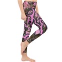 Pink Browning Deer Glitter Camo Lightweight Velour Classic Yoga Leggings View4