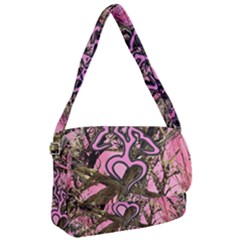 Pink Browning Deer Glitter Camo Courier Bag