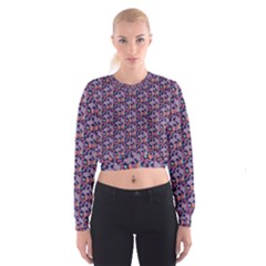 Trippy Cool Pattern Cropped Sweatshirt