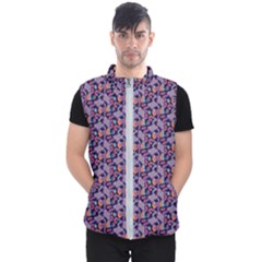 Trippy Cool Pattern Men s Puffer Vest