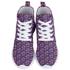 Trippy Cool Pattern Women s Lightweight High Top Sneakers by designsbymallika