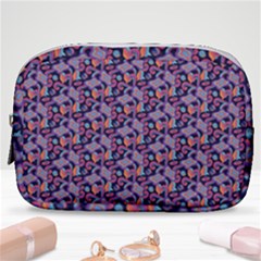 Trippy Cool Pattern Make Up Pouch (small) by designsbymallika