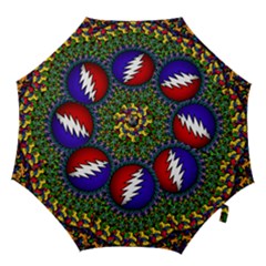 Grateful Dead Bear Pattern Hook Handle Umbrellas (large)