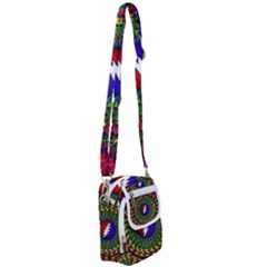 Grateful Dead Bear Pattern Shoulder Strap Belt Bag