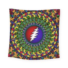 Grateful Dead Bear Pattern Square Tapestry (small)