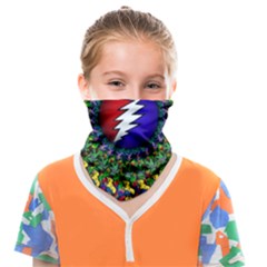 Grateful Dead Bear Pattern Face Covering Bandana (kids)