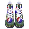 Grateful Dead Bear Pattern Men s High-Top Canvas Sneakers View1