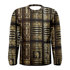 Detail Golden Gold Ornaments Men s Long Sleeve T-shirt