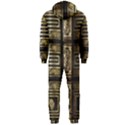 Detail Golden Gold Ornaments Hooded Jumpsuit (Men) View2