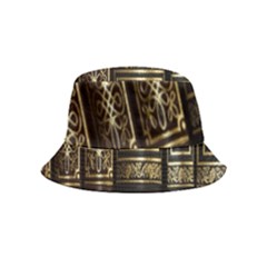 Detail Golden Gold Ornaments Inside Out Bucket Hat (kids)