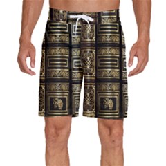 Detail Golden Gold Ornaments Men s Beach Shorts