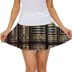 Detail Golden Gold Ornaments Women s Skort