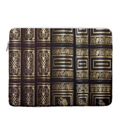 Detail Golden Gold Ornaments 15  Vertical Laptop Sleeve Case With Pocket