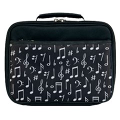 Chalk Music Notes Signs Seamless Pattern Lunch Bag